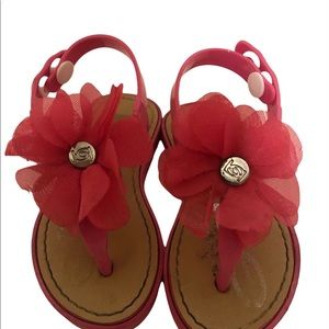 Bebe Girl’s Pink  Sandals 5/6 3 For $15
